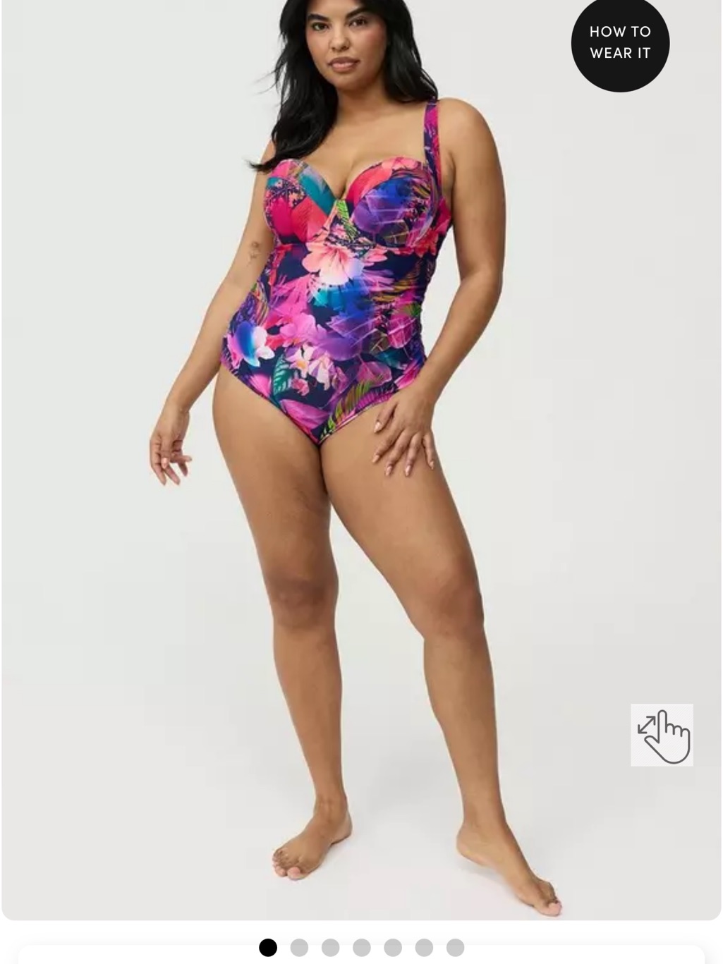 Slim Fix Push-Up Cheeky One Piece Swimsuit